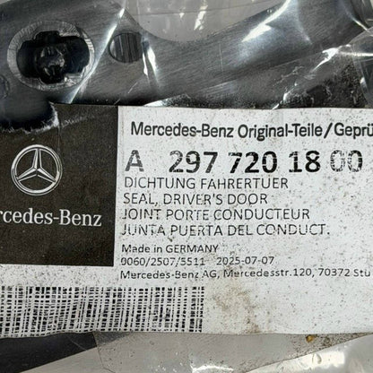 2022 2023 2024-2026 MERCEDES BENZ V297 EQS FRONT RIGHT DOOR MOLDING TRIM SEAL