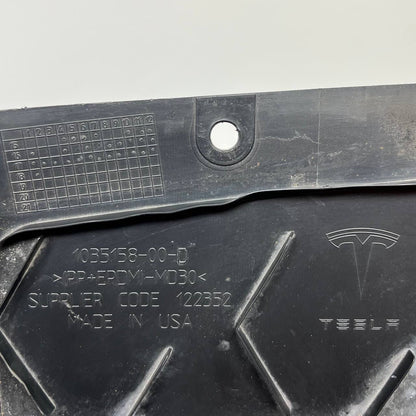 2016 2017 2018 2019 2020 TESLA MODEL X FRONT UNDERBODY TRAY SPLASH GUARD COVER