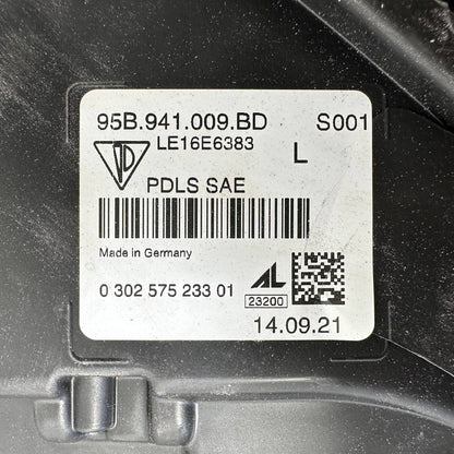 2019 2020 2021 PORSCHE MACAN FRONT LEFT DRIVER SIDE HEADLIGHT HEADLAMP OEM USED