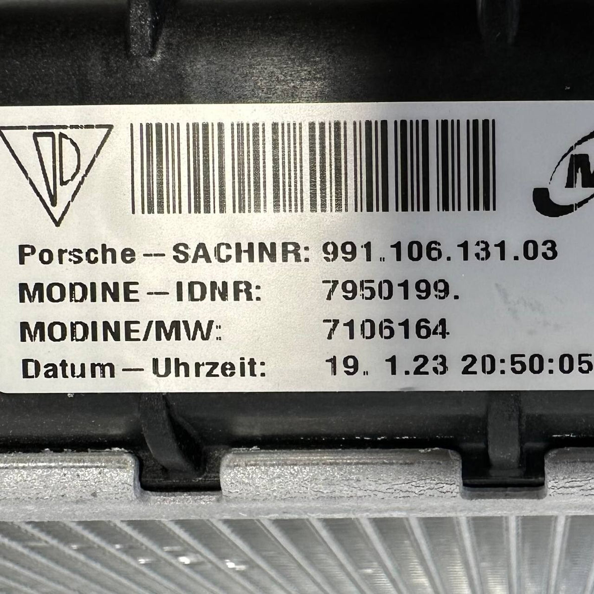 2012 2013 2014 2015 2016 PORSCHE 911 BOXSTER CAYMAN COOLANT DRIVER RADIATOR LEFT