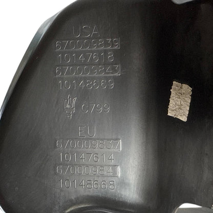 2014 2015 2016 2017 MASERATI GHIBLI RADIATOR SUPPORT AIR GUIDE DEFLECTOR BAFFLE