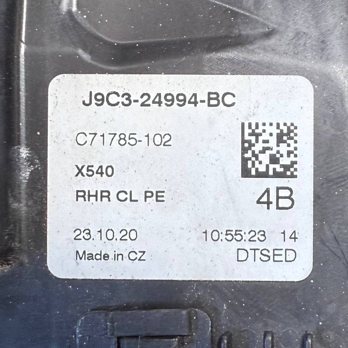 2018 2019 2020-2022 JAGUAR XF XE E-PACE REAR RIGHT PASSENGER OUTSIDE DOOR HANDLE