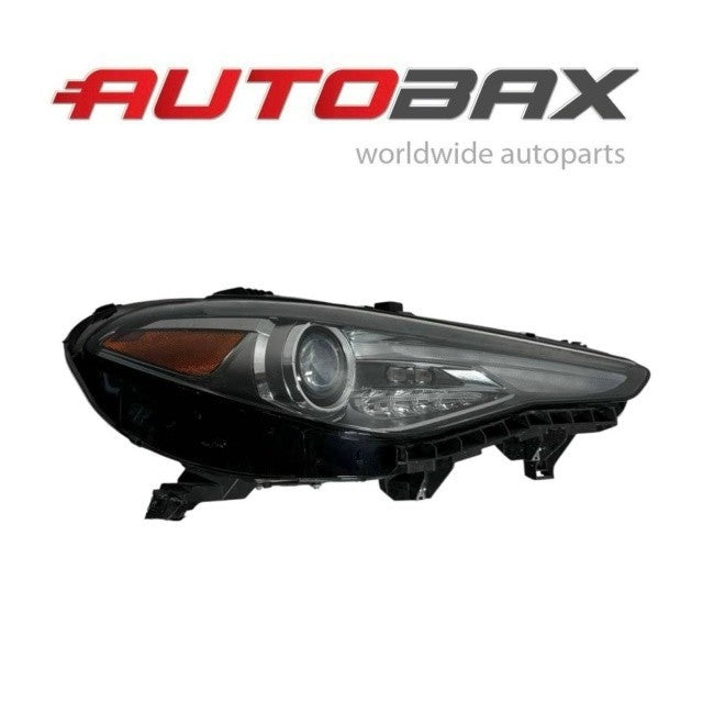 2017 2018 2019 2020-2023 ALFA ROMEO GIULIA RIGHT PASSENGER HEADLIGHT HEADLAMP