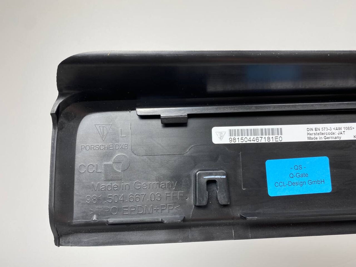 2014 2015 2016-2018 PORSCHE 718 CAYMAN 982 LEFT DOOR DRIVER TRIM COVER MOLDING