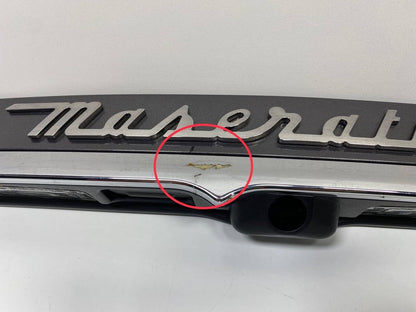 2017 2018 2019 2020 MASERATI GHIBLI BUTTON TRUNK OPEN LOCK TRIM HANDLE W/ EMBLEM