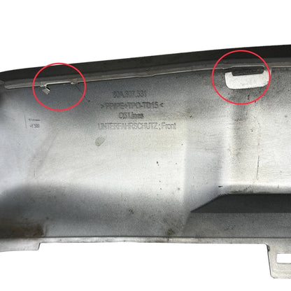 2018 2019 2020 AUDI Q5 FRONT BUMPER LOWER VALANCE PANEL COLOR SILVER OEM