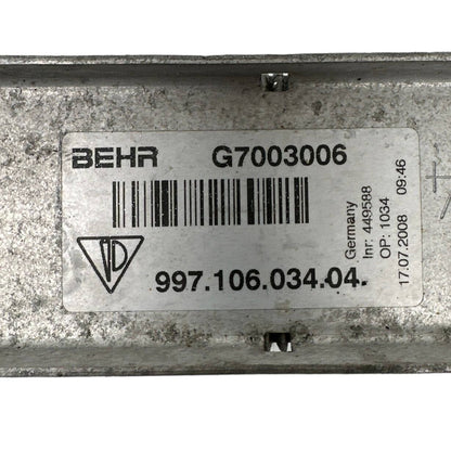 2005 2006 2007 2008-2012 PORSCHE 911 CAYMAN BOXSTER CONDENSER RADIATOR RIGHT OEM