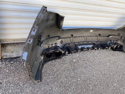 2017 2018 MASERATI LEVANTE REAR BUMPER COVER W/ LOWER VALANCE W/ MUFFLER EXHAUST
