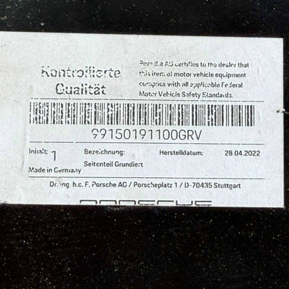 2017 2018 2019-2025 PORSCHE 911 718 CAYMAN LEFT PANEL SECTION LUGGAGE DRIVER