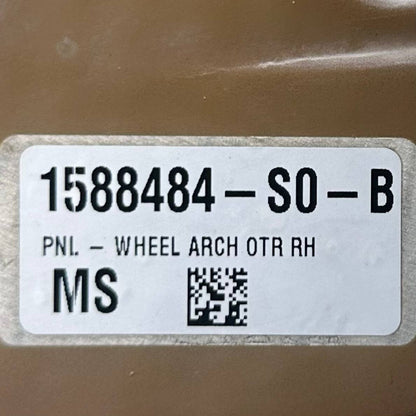 2021 2022 2023 TESLA MODEL S OUTER WHEEL ARCH PANEL RIGHT PASSENGER SIDE OEM