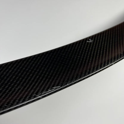 2012 2013 2014 2015-2020 TESLA MODEL S REAR TRUNK LID CARBON FIBER LIP SPOILER