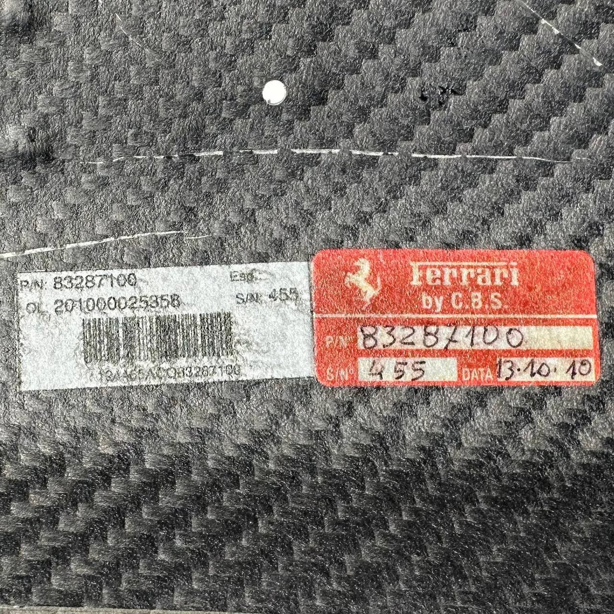 2006 2007-2012 FERRARI 599 GTB FIORANO FRONT LEFT DOOR DRIVER LOWER MOLDING TRIM
