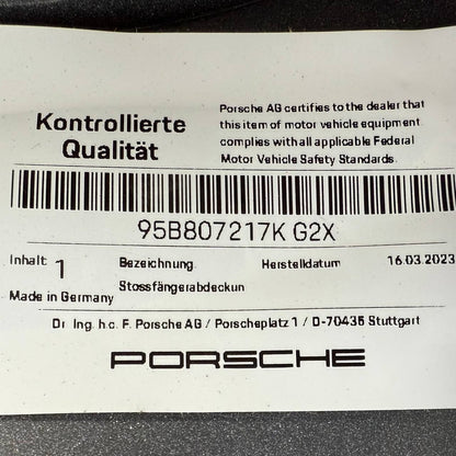 2019 2020 2021 2022 PORSCHE MACAN FRONT BUMPER COVER OEM NEW