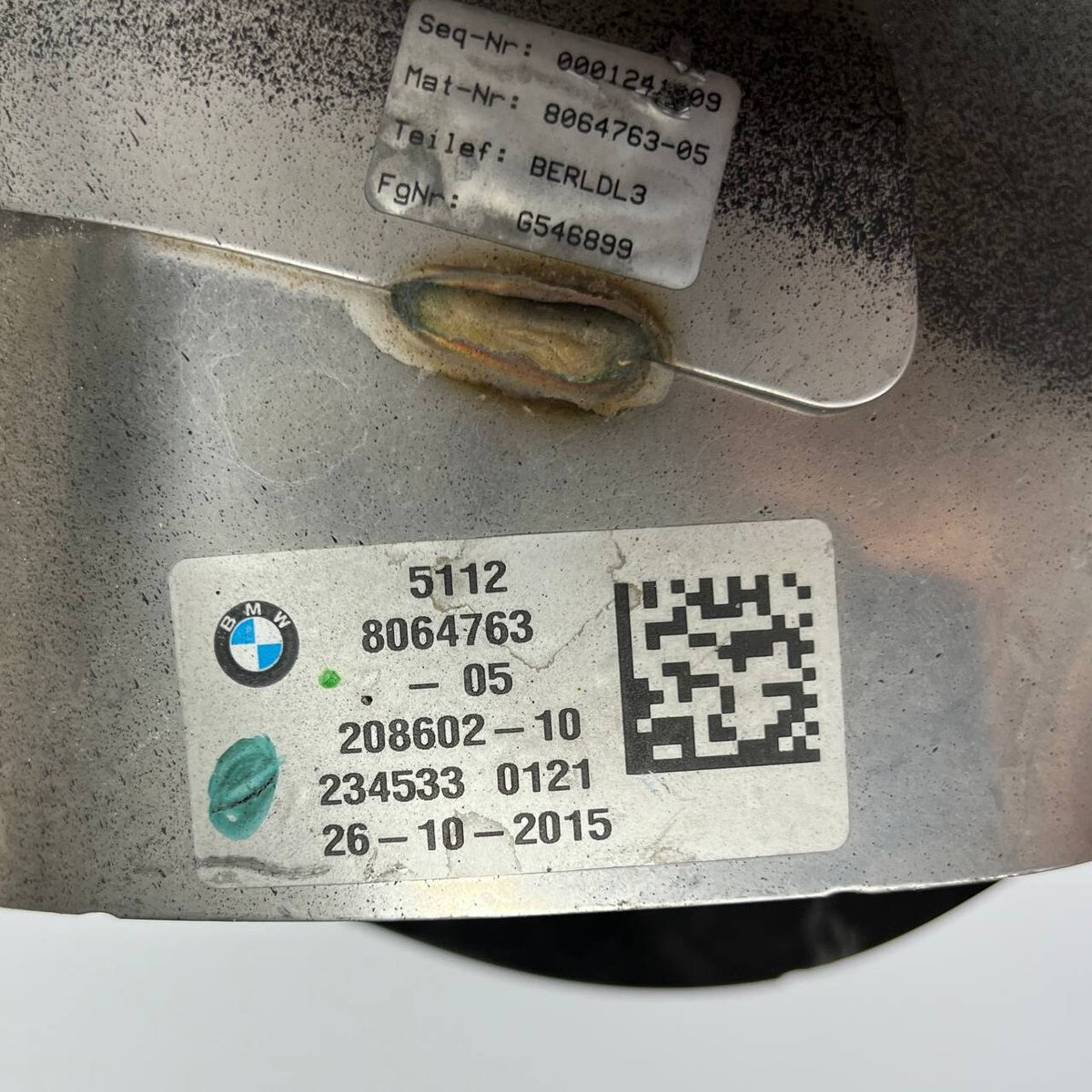 2016 2017 2018 2019 BMW 7 SEDAN REAR LEFT EXHAUST TAIL PIPE TIP DRIVER SIDE OEM