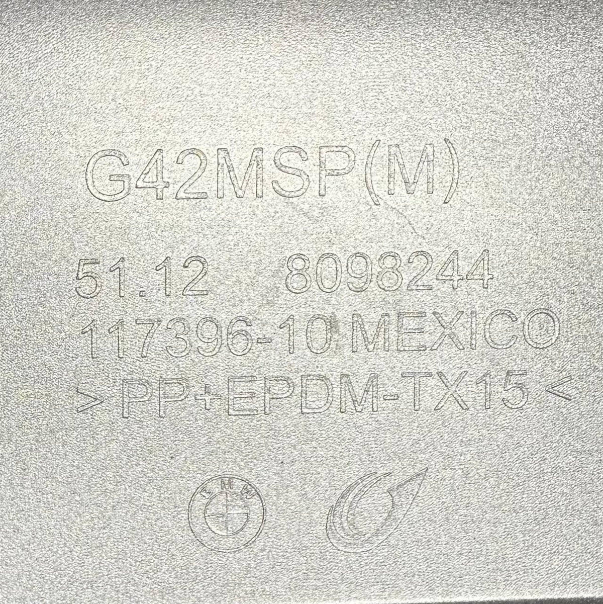 2021 2022 2023 BMW 2 G42 M2 REAR BUMPER LOWER VALANCE DIFFUSER PANEL OEM USED