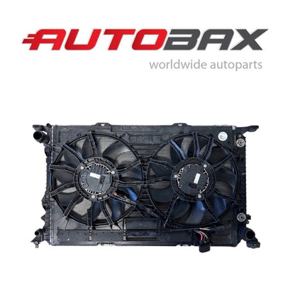 2016-2024 PORSCHE MACAN COOLING RADIATOR  / FAN / CONDENSER ASSEMBLY OEM USED