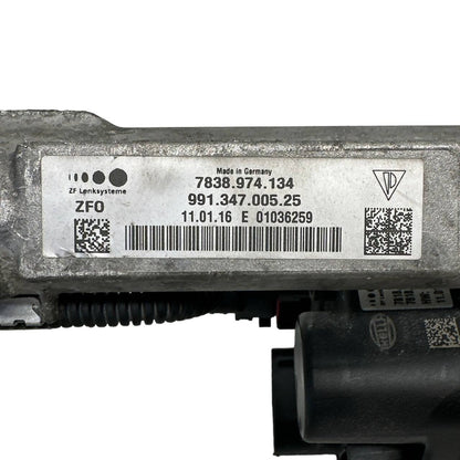 2012 2013 2014 2015 2016-2019 PORSCHE 911 991 POWER STEERING GEAR RACK PINION
