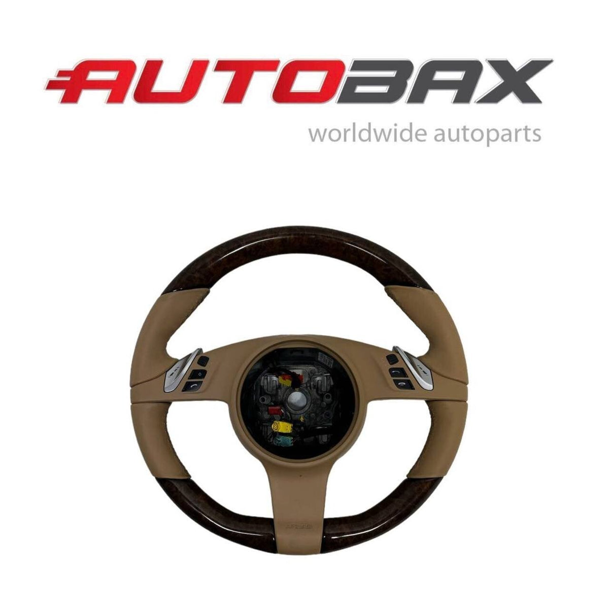 2011 2012 2013 2014 PORSCHE CAYENNE STEERING WHEEL OEM USED 7PP419091AF