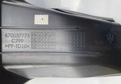 2017-2021 MASERATI GHIBLI QUATTROPORTE LEFT DRIVER INTERCOOLER AIR DUCT FACTORY