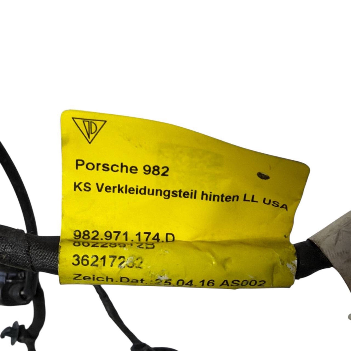 2017-2023 PORSCHE BOXSTER 718 CAYMAN 982 REAR BUMPER WIRE PARKING SENSOR HARNESS