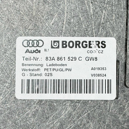 2019 2020 2021 2022 2023 2024 2025 AUDI Q3 REAR TRUNK FLOOR CARGO CARPET COVER