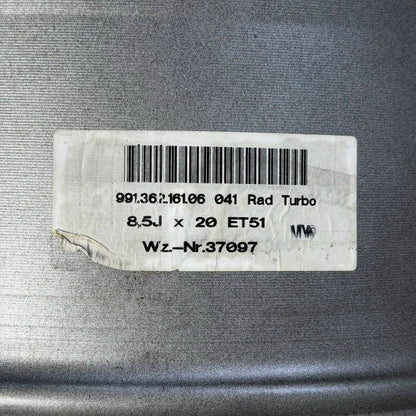 2014 2015 2016-2019 PORSCHE 911 991 TURBO FRONT WHEEL RIM ORIGINAL FACTORY R20