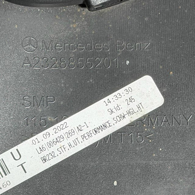 2022 2023-2026 MERCEDES BENZ R232 SL REAR BUMPER LOWER VALANCE AIR DIFFUSER TRIM
