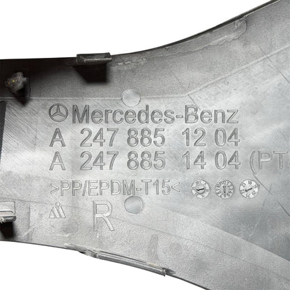2020 2021 2022 2023 MERCEDES BENZ GLA250 FRONT BUMPER RIGHT PASSENGER GRILL TRIM
