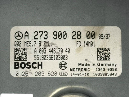 2007 2008 2009 2010 2011 MERCEDES BENZ W221 GL ENGINE CONTROL MODULE ECU UNIT