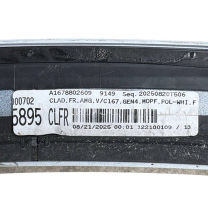 2024-2026 MERCEDES BENZ X167 GLS63 FRONT RIGHT WHEEL ARCH FENDER TRIM MOLDING