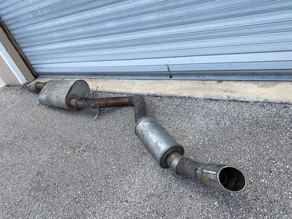 EXHAUST SYSTEM MUFFLER ASSEMBLY OEM USED
