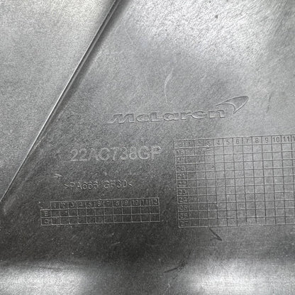 MCLAREN FRONT AIR DUCT VENT PANEL COVER TRIM OEM 22AC738GP