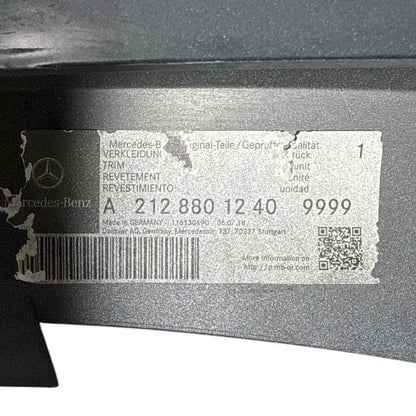 2010 2011 2012 2013 MERCEDES-BENZ E350 W212 FRONT BUMPER COVER OEM USED