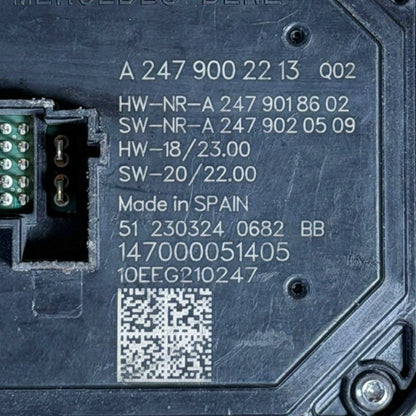 2020 2021-2025 MERCEDES BENZ GLA250 X247 HEADLIGHT BALLAST CONTROL MODULE UNIT