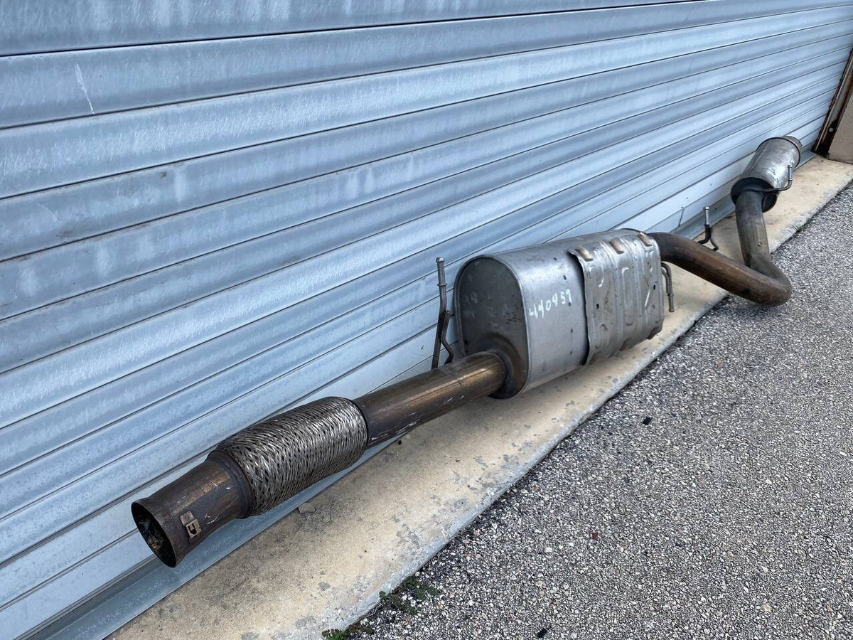 EXHAUST SYSTEM MUFFLER ASSEMBLY OEM USED
