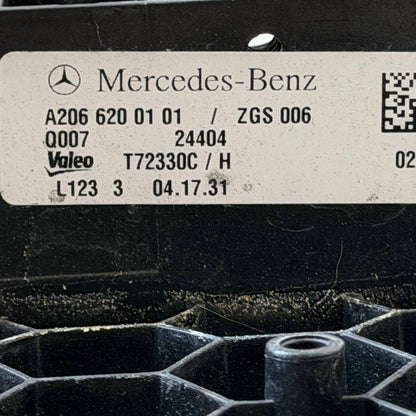 2022 2023 2024 2025 2026 MERCEDES BENZ W206 FRONT RADIATOR SUPPORT CONSOLE FRAME