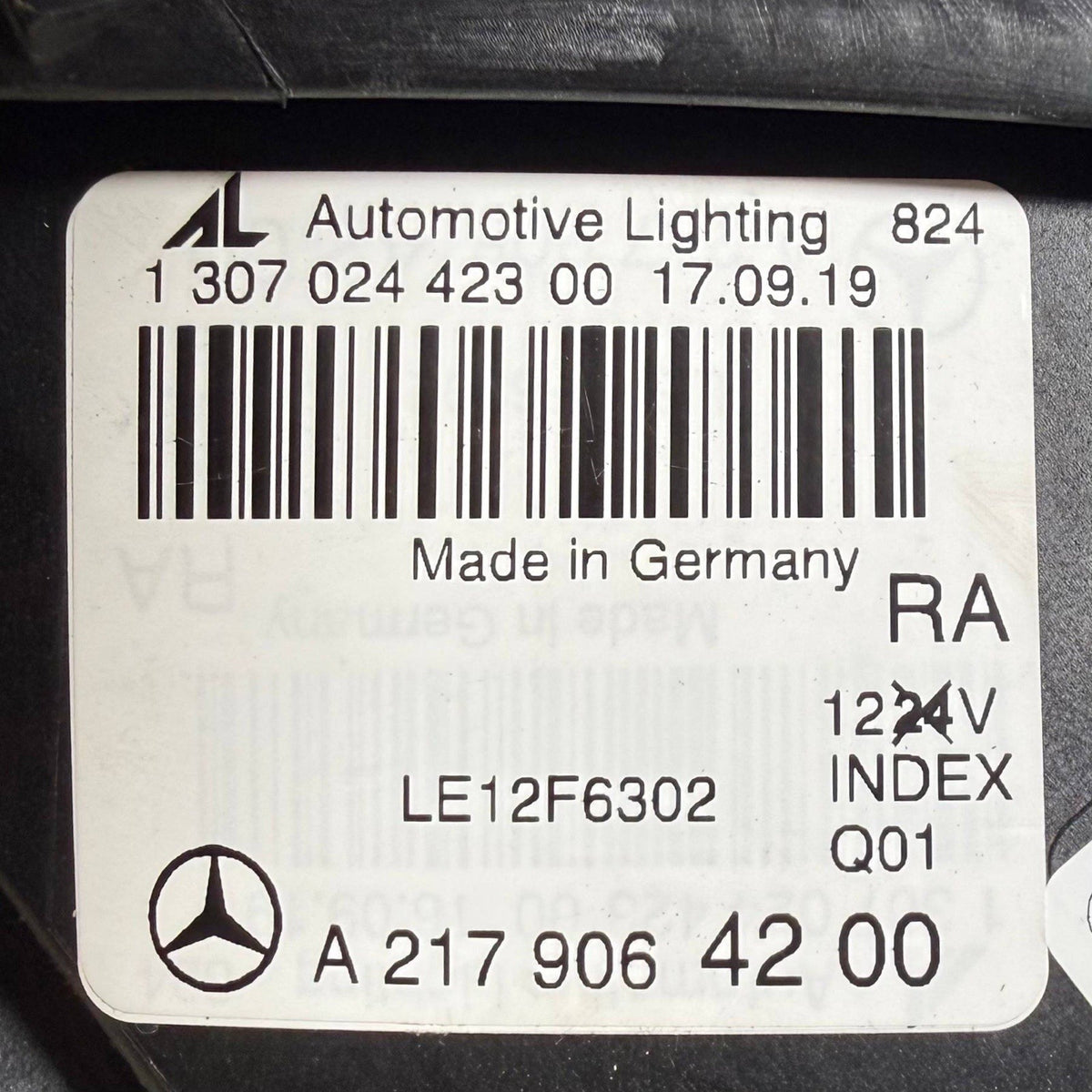 2015 2016 2017 MERCEDES BENZ S63 S550 FRONT RIGHT PASSENGER HEADLIGHT HEADLAMP