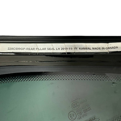 2019 2020 2021 2022-2024 MCLAREN GT QUARTER GLASS WINDOW REAR LEFT SIDE DRIVER