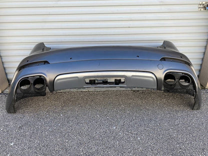 2017 2018 MASERATI LEVANTE REAR BUMPER COVER W/ LOWER VALANCE W/ MUFFLER EXHAUST