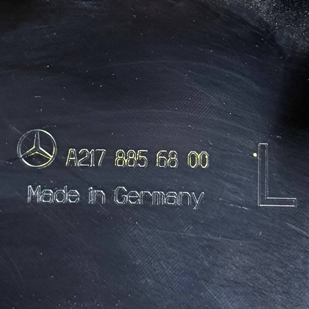 2018 2019 2020 MERCEDES-BENZ C217 AMG S550 FRONT BUMPER LEFT SPOILER COVER TRIM