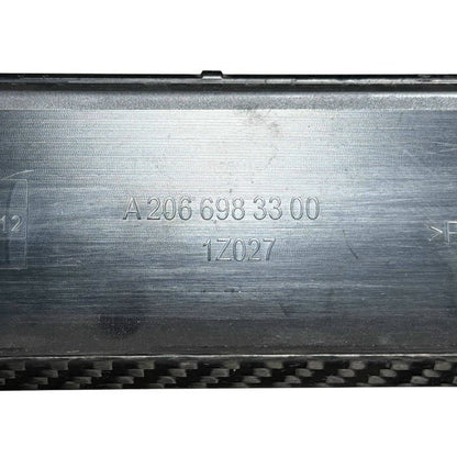 2022-2025 MERCEDES BENZ W206 FRONT LEFT DRIVER SKIRT TRIM STRIP ROCKER CARBON
