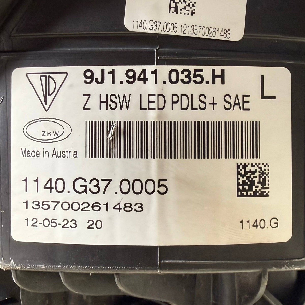 2020 2021 2022 2023 2024 PORSCHE TAYCAN LEFT DRIVER HEADLIGHT HEADLAMP OEM USED