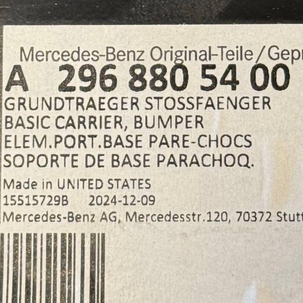 2022 2023 2024 2025 MERCEDES BENZ EQS450 REAR BUMPER MOUNT PANEL BRACKET RIGHT