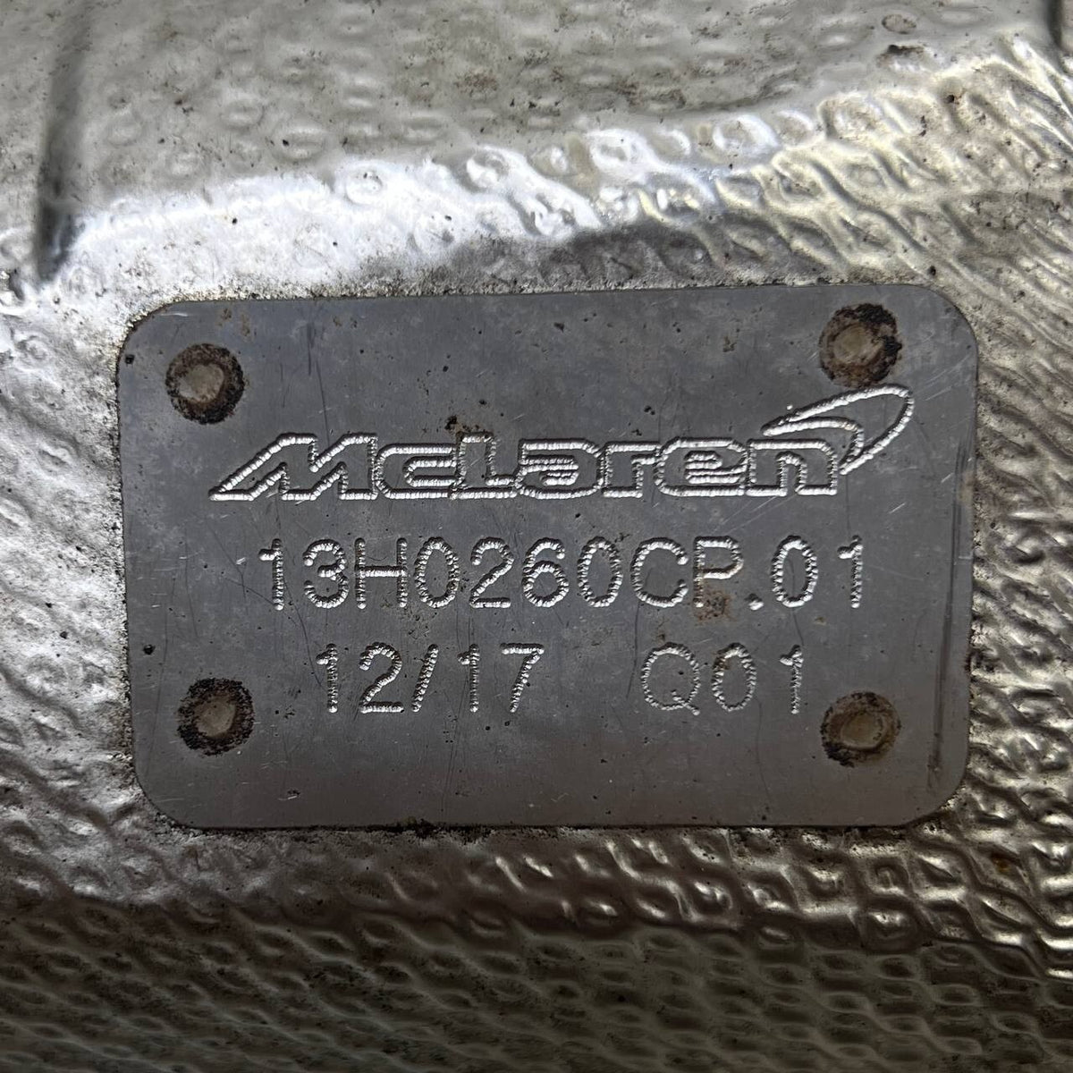 2016 2017 2018 2019 2020 2021 MCLAREN 570S REAR RIGHT EXHAUST TAIL PIPE TIP OEM