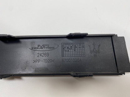 2013 2014 2015 2016 MASERATI QUATTROPORTE CENTRAL LOWER MOULDING REAR BUMPER OEM