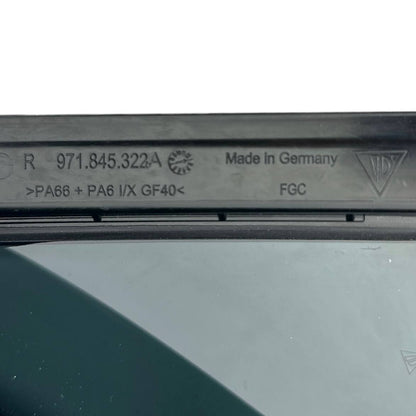 2017 2018 2019 2020-2022 PORSCHE PANAMERA FRONT RIGHT DOOR QUARTER GLASS WINDOW