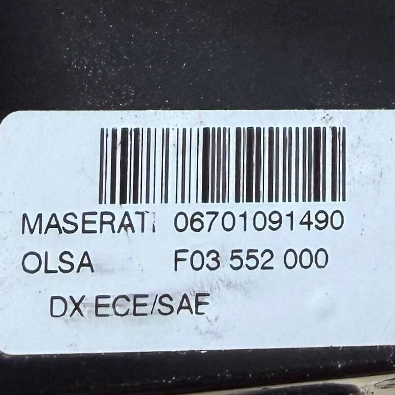2014 2015 2016 2017-2020 MASERATI GHIBLI REAR RIGHT TAILLIGHT LAMP PASSENGER OEM