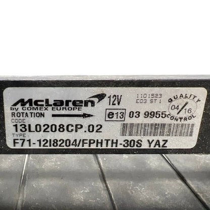 2017 2018 2019-2021 MCLAREN 720S RIGHT RADIATOR COOLING FAN CONDITIONER MOTOR