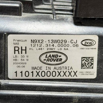 2023 2024 2025 2026 RANGE ROVER SPORT RIGHT PASSENGER HEADLIGHT HEADLAMP OEM