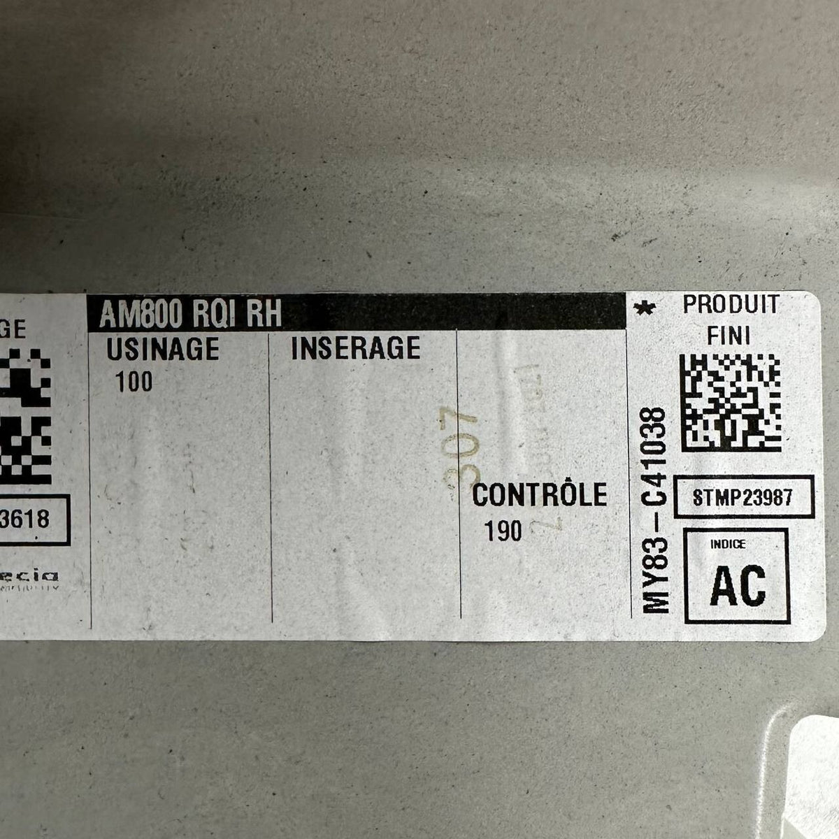 2021 2022 2023 2024 ASTON MARTIN DBX REAR BODY PANEL RIGHT PASSENGER QUARTER OEM